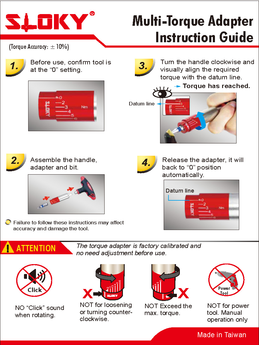 Multi-Torque Adapter User Guide Multi-Torque Adapter User Guide