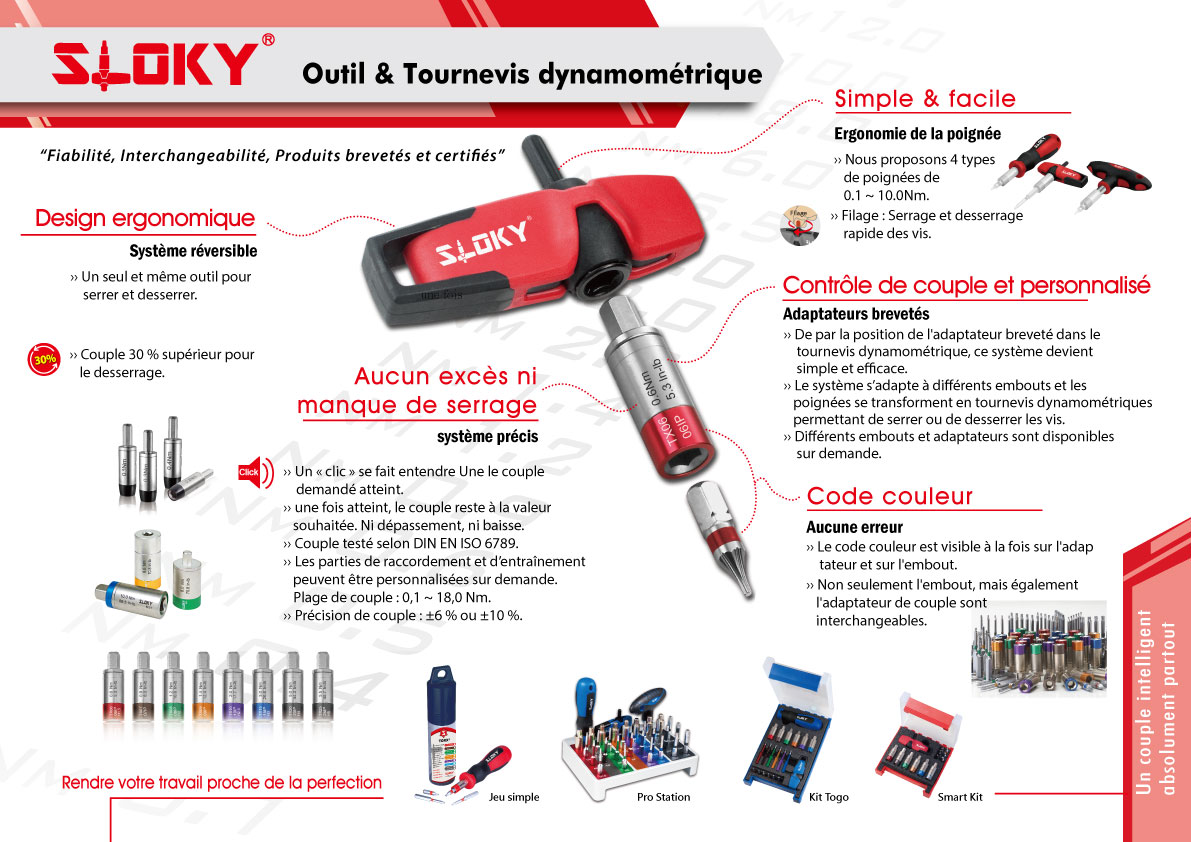 SLOKY Torque Tool and Screwdriver Product Index_France