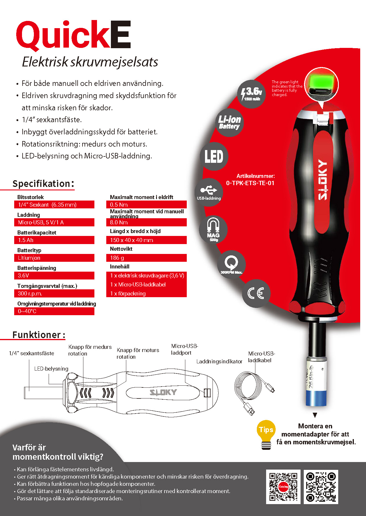 SLOKY_Electric Screwdriver Flyer_Swedish
