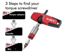 3 Steps to find your torque screwdriver