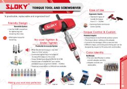 SLOKY Torque Tool & Screwdriver_2 Fold Flyer