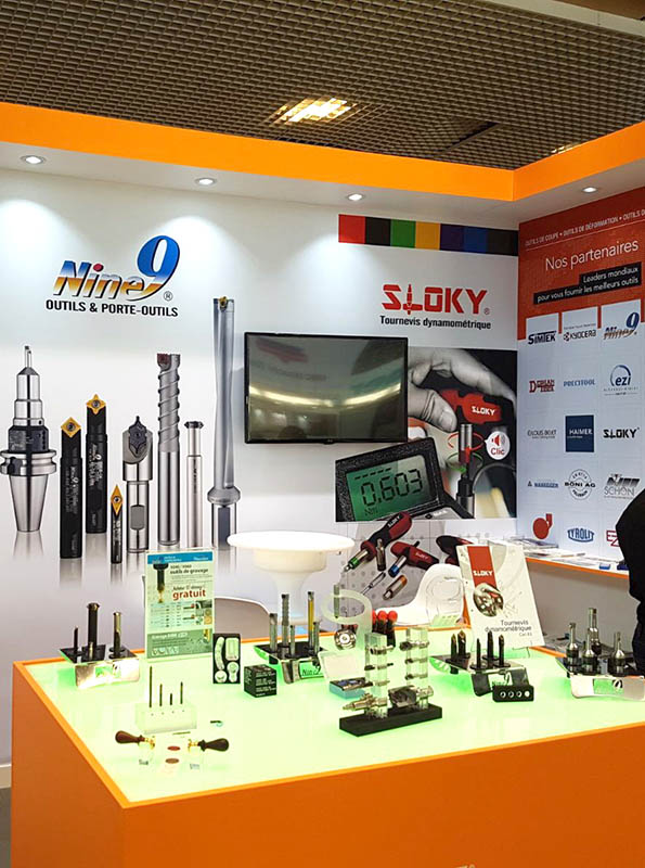 SLOKY Torque Screwdriver were showcased by Outimat Groupe in 2017 Industrial Lyon