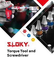 The latest version of SLOKY Torque Tool and Screwdriver catalog (CAT07) is released