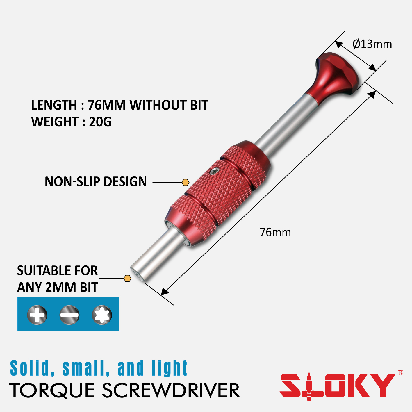 SLOKY Watch Torque Screwdriver_Compact and light